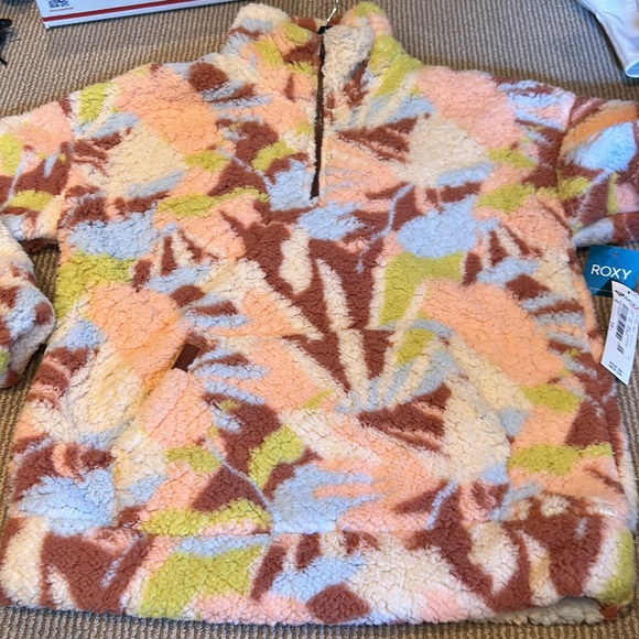 NWT ROXY bonfires on the beach thick Sherpa size S/M - Picture 5 of 13
